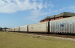 AMTK 9254 is one of many autoracks on train P052